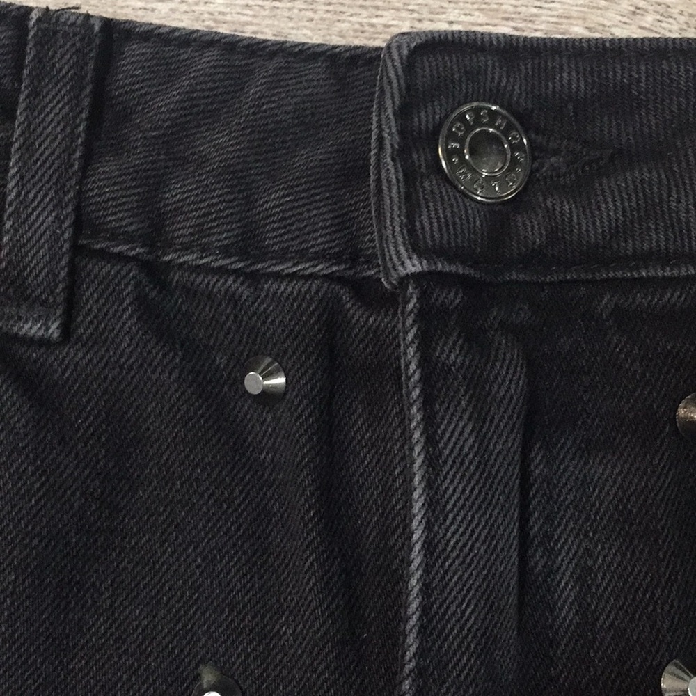 Topshop high waisted Denim shorts - Picture 5 of 16